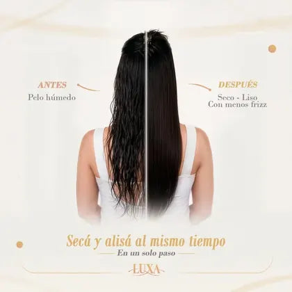 Antes y después del uso de Luxa